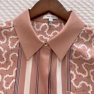 Reiss Patterened Shirt - Size 6